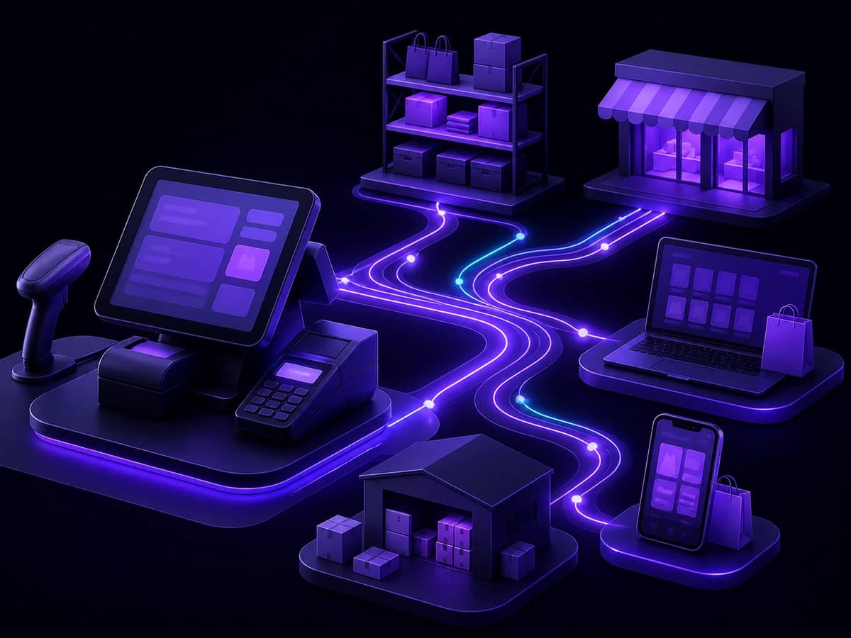 Canales digitales y datos de operación conectados en un flujo continuo.